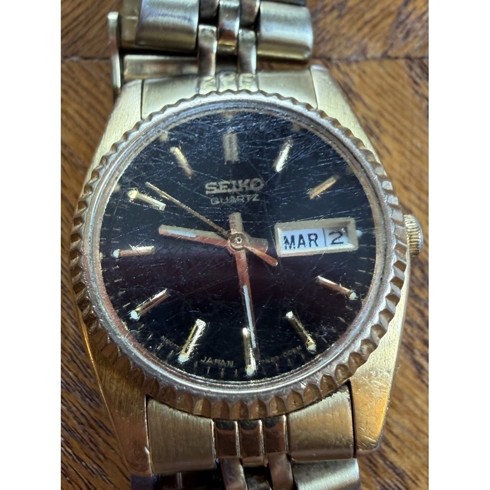 Vintage Ladies' Watches All Running Anne Klein, Stauer, Seiko, Waltham Lot Of 4 - Picture 5 of 16